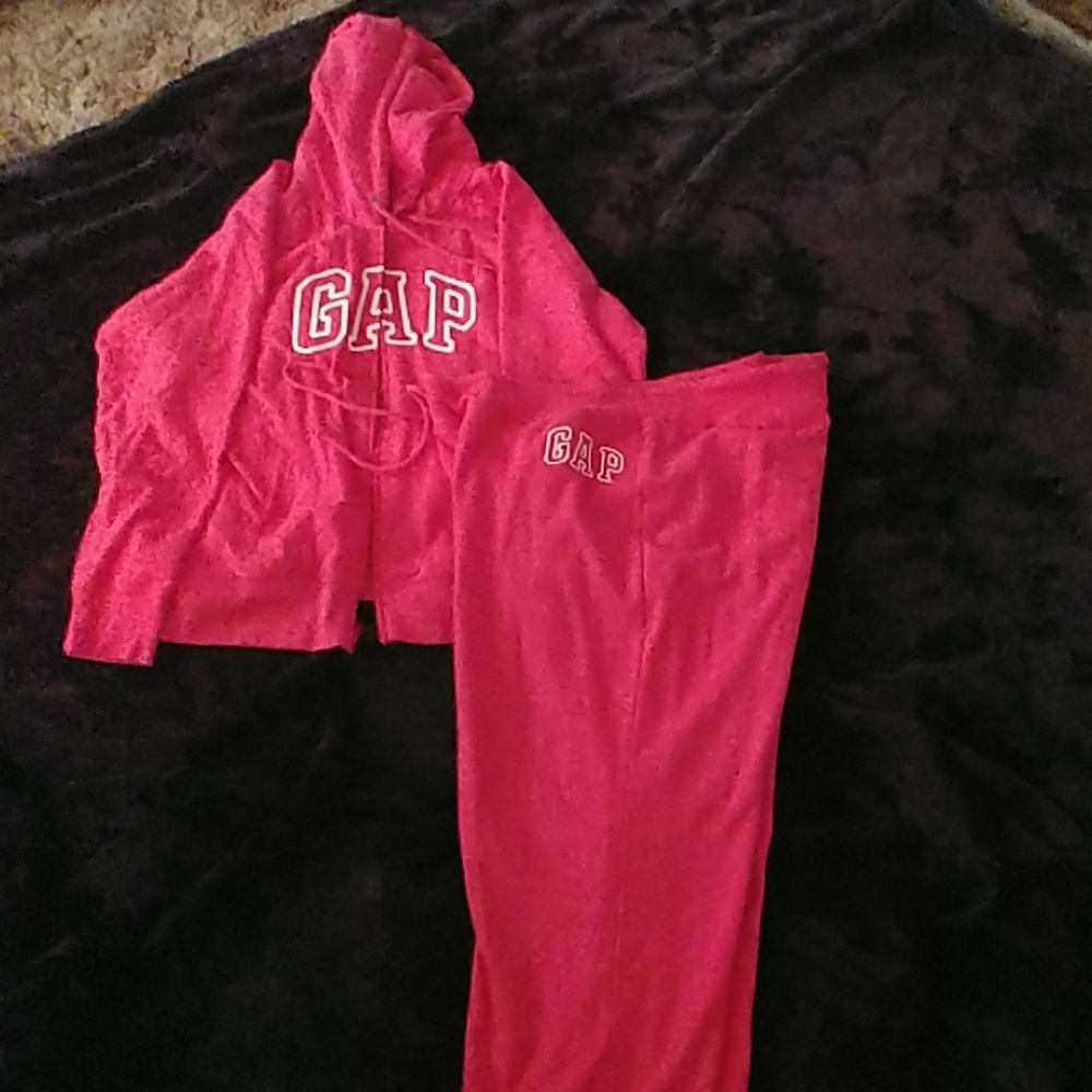 GAP sweatshirt /pink and white size XXL